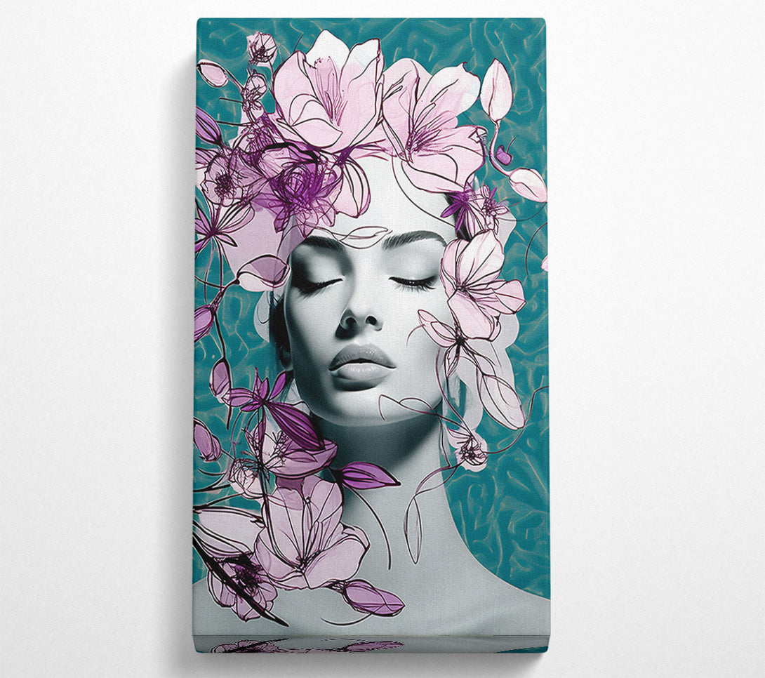  A Canvas Print of Flowers Beauty Canvas Art