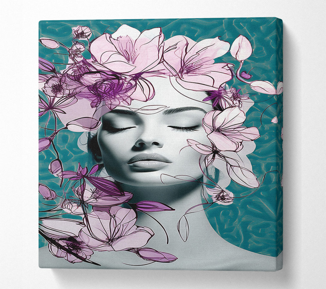  A Canvas Print of Flowers Beauty Canvas Art