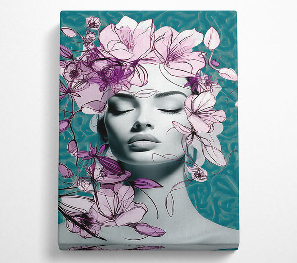  A Canvas Print of Flowers Beauty Canvas Art