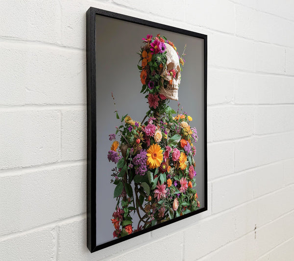 Flowers On A Skeleton