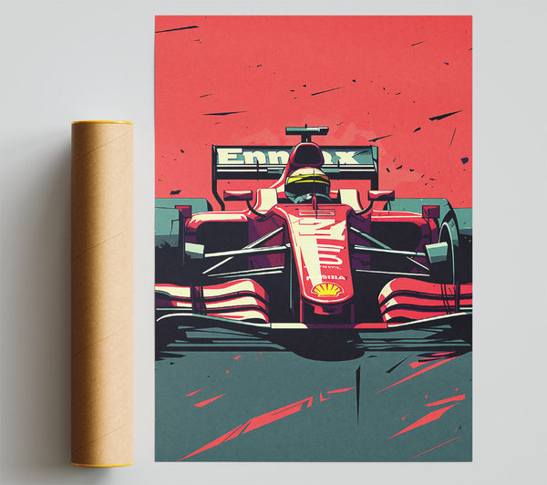 Formula One Drive Print