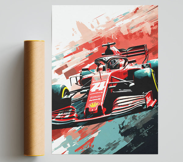 Formula One Driver Print