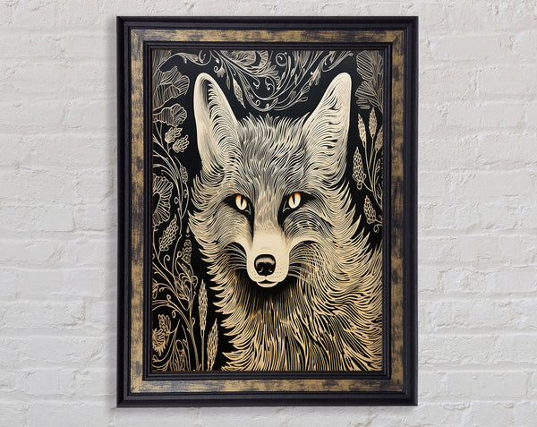 Fox Glow Framed Print
