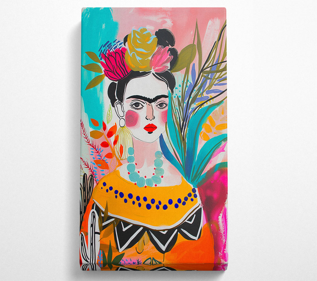  A Canvas Print of Frida Of Ink Canvas Wall Art