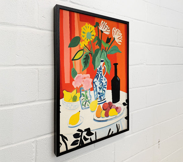 Fruit And Vases Still Life