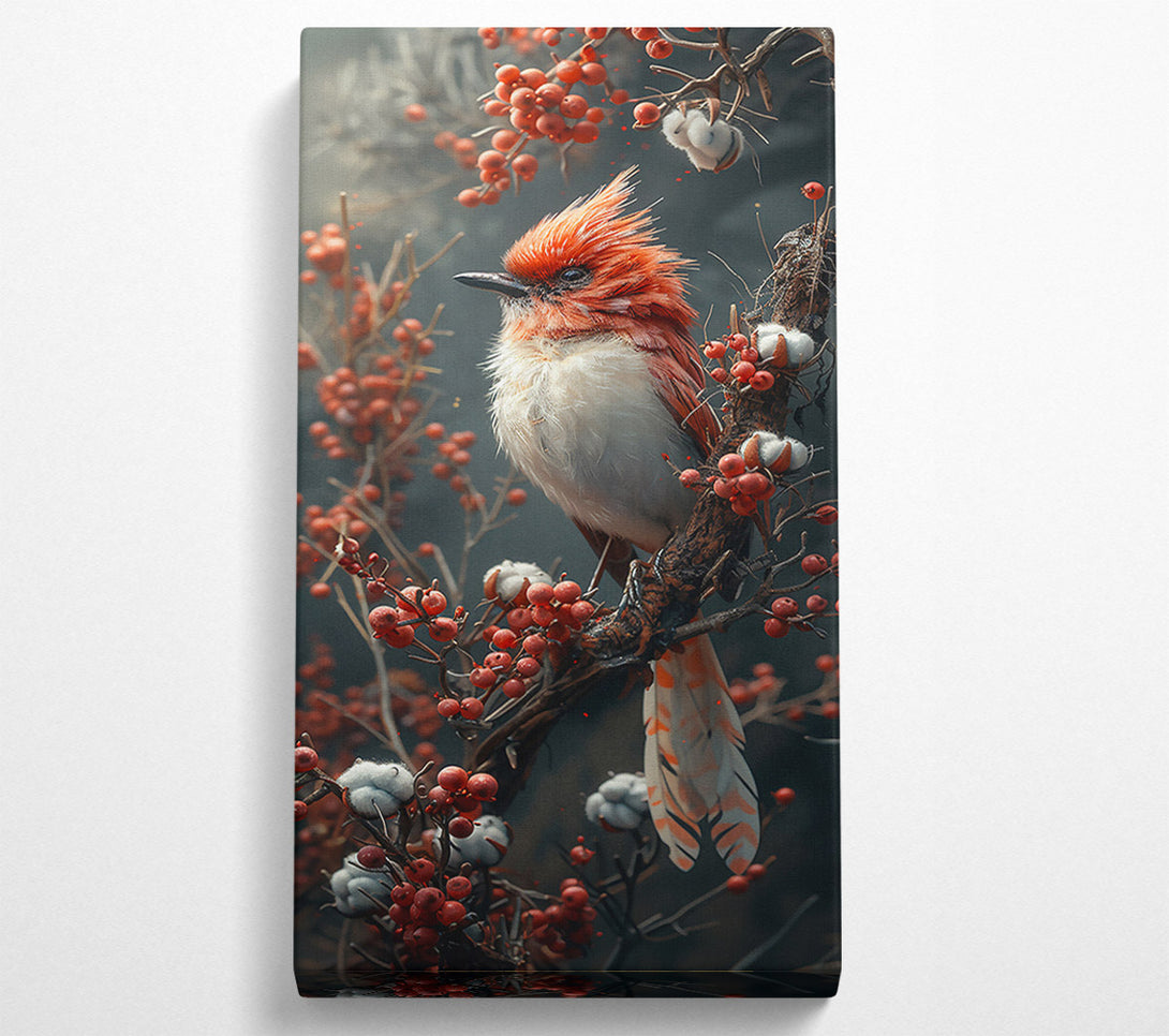  A Canvas Print of Crimson Feather Song Canvas Print