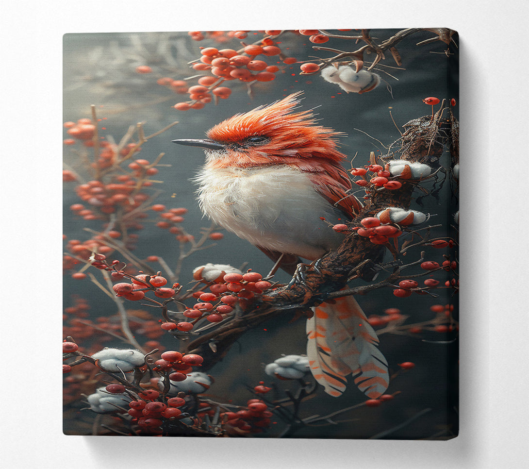  A Canvas Print of Crimson Feather Song Canvas Print