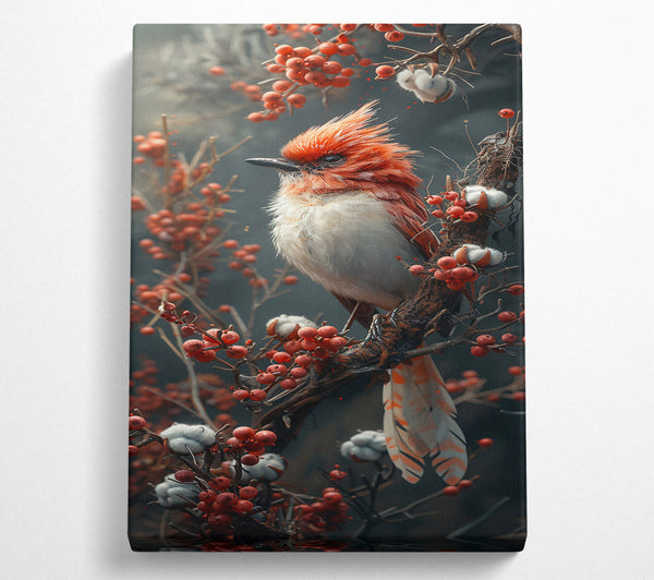  A Canvas Print of Crimson Feather Song Canvas Print
