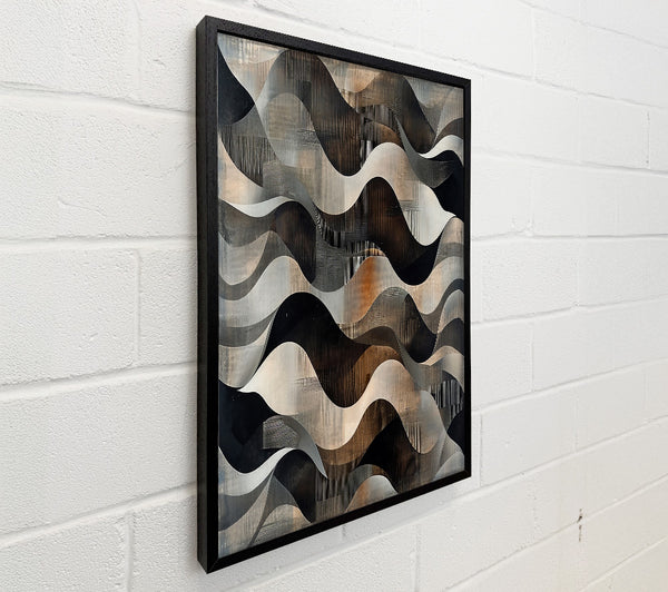 Black And White Waves