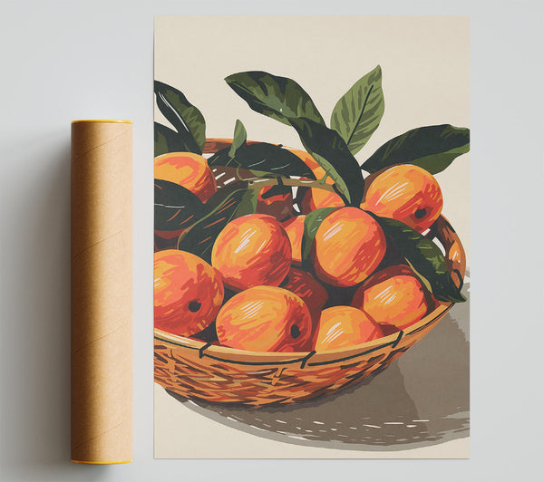 Orange Summer Harvest Poster