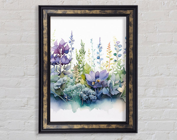 Garden Plants Framed Print