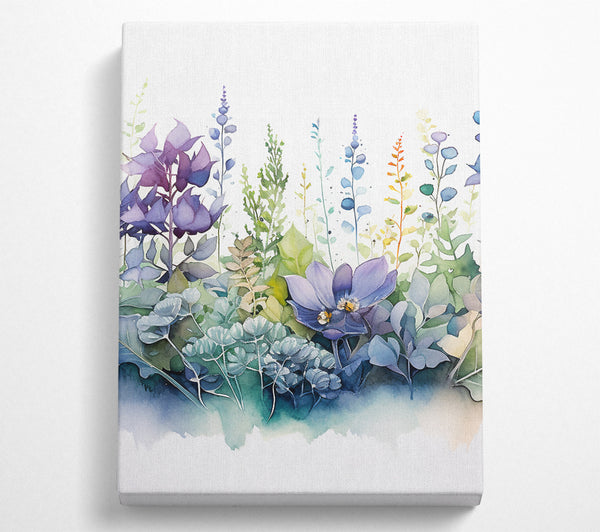  A Canvas Print of Garden Plants Canvas Art