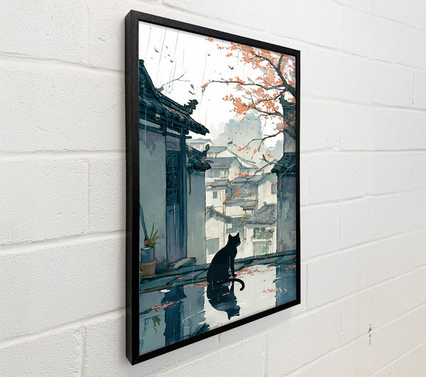 Blue Rain Reflection