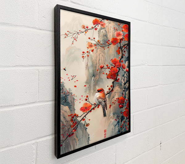 Crimson Springtime Songbird