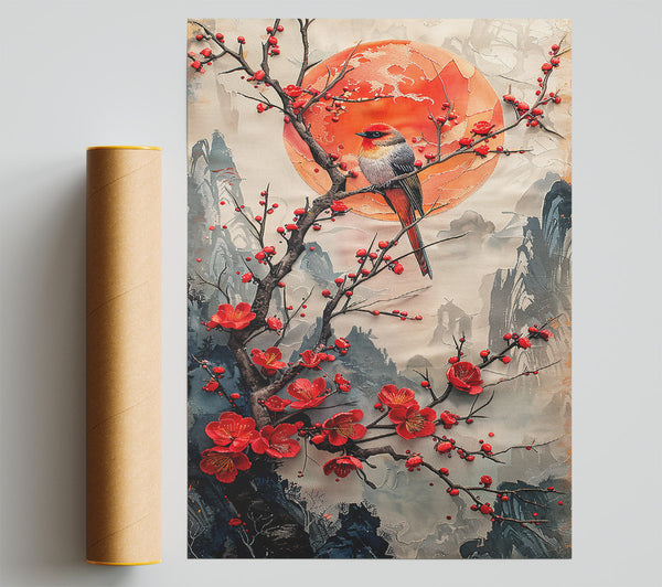 Crimson Song Of Spring Giclee Print