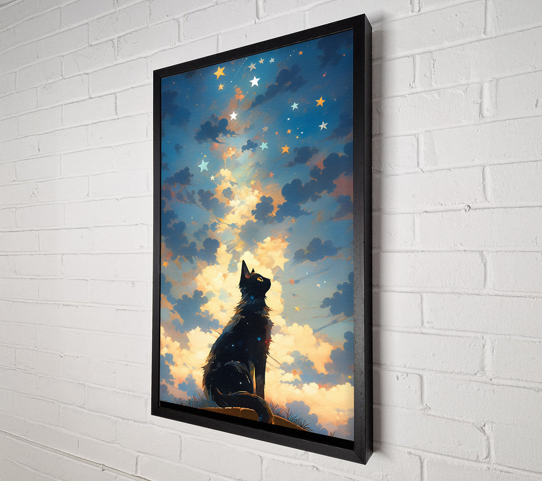  A Canvas Print of Golden Sky Whispers Canvas Art