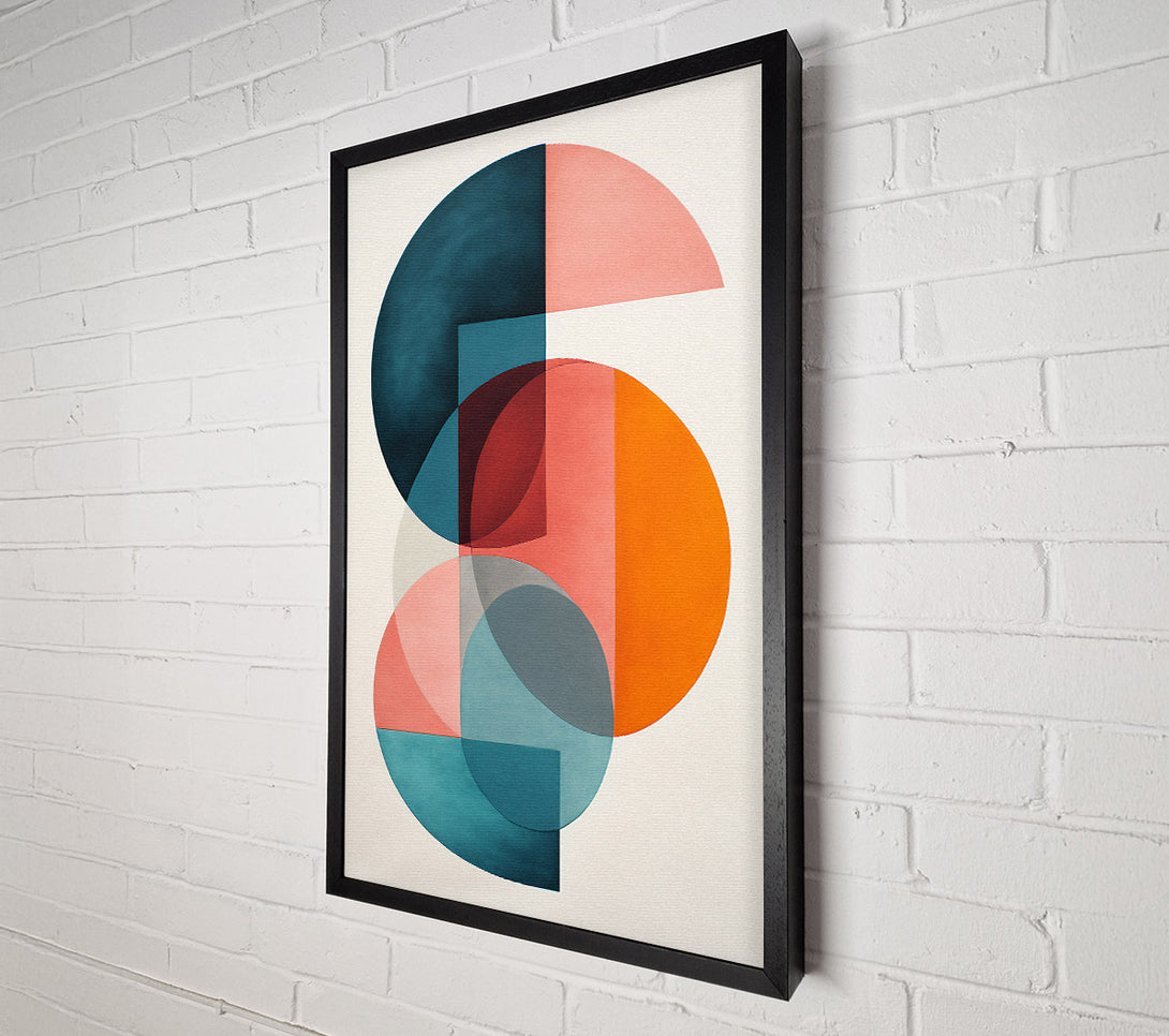  A Canvas Print of Geometric Boho Shapes Canvas Wall Art