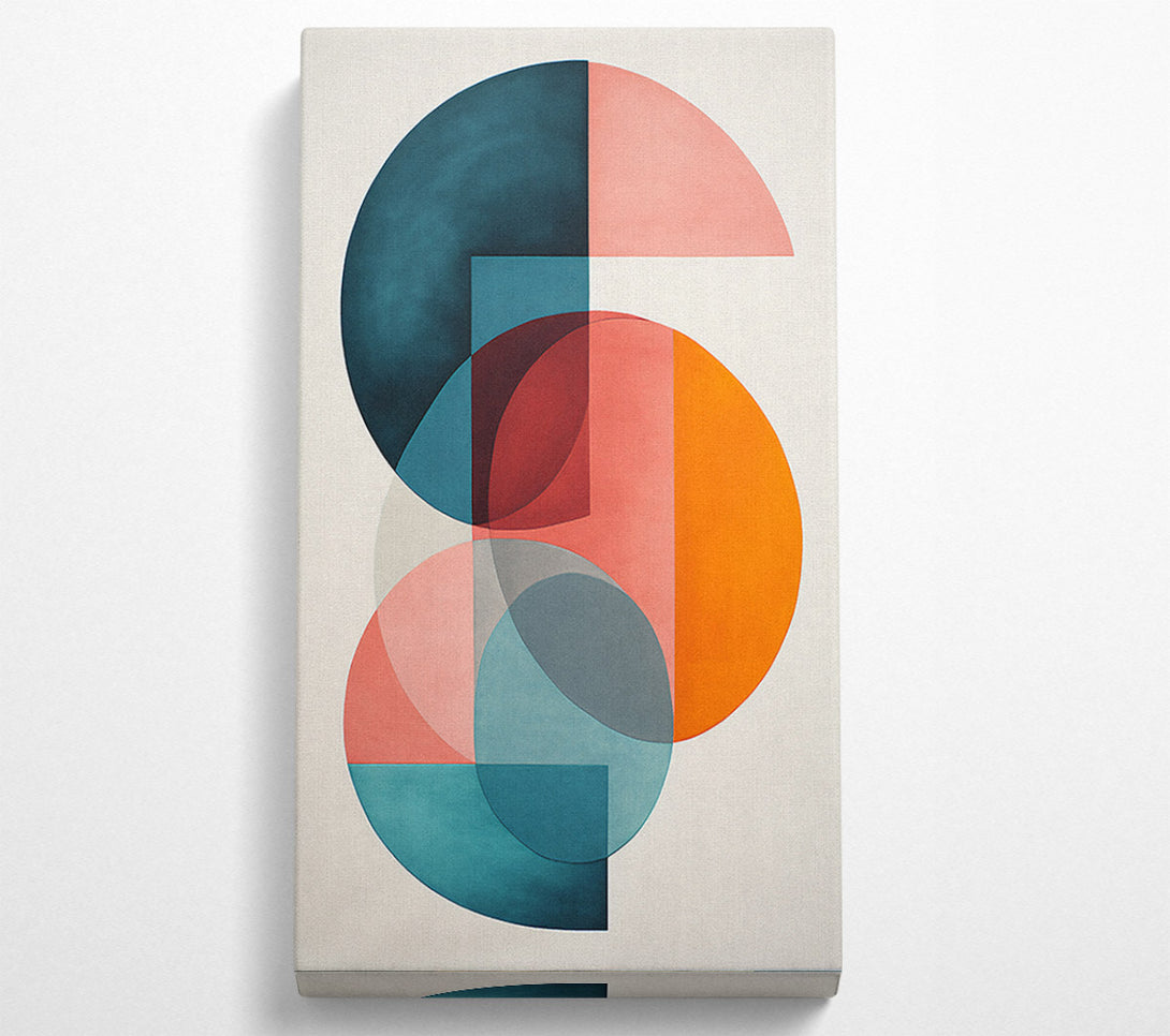  A Canvas Print of Geometric Boho Shapes Canvas Wall Art