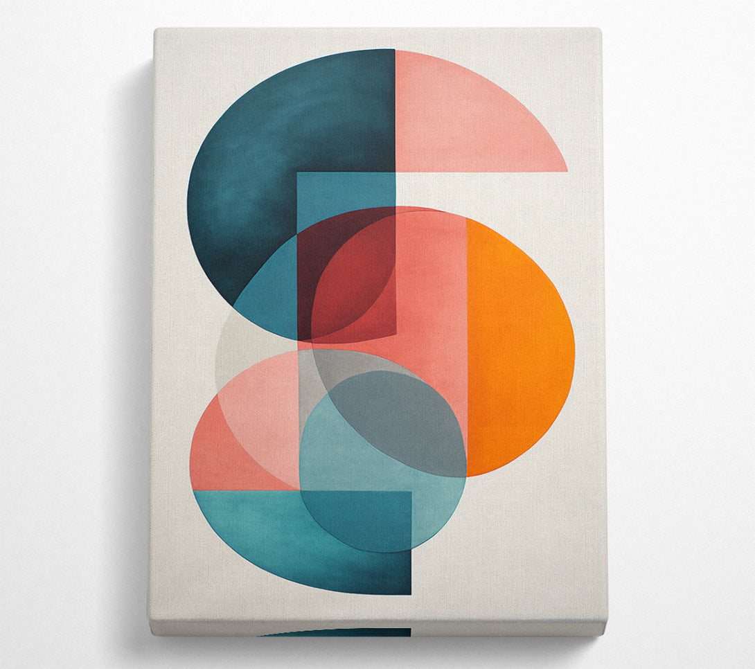  A Canvas Print of Geometric Boho Shapes Canvas Wall Art