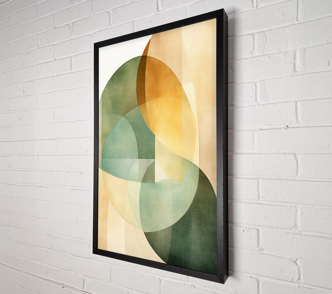  A Canvas Print of Geometric Circles Canvas Print