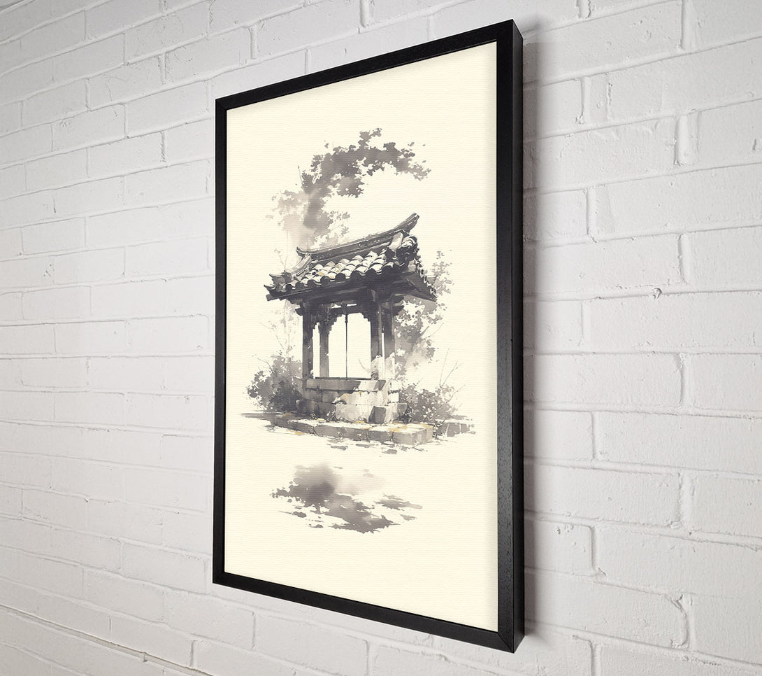 A Canvas Print of Grey Hues Of Zen Canvas Wall Art