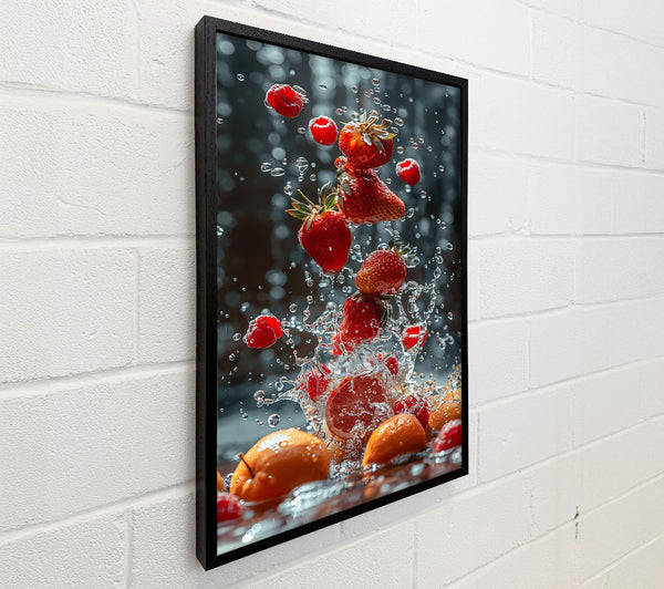 Red Splash Of Fruit