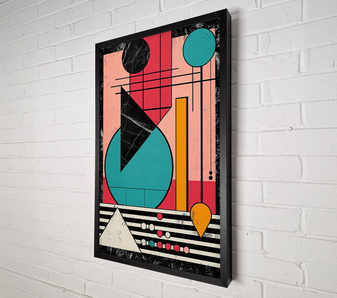  A Canvas Print of Geometric Marble Canvas Print