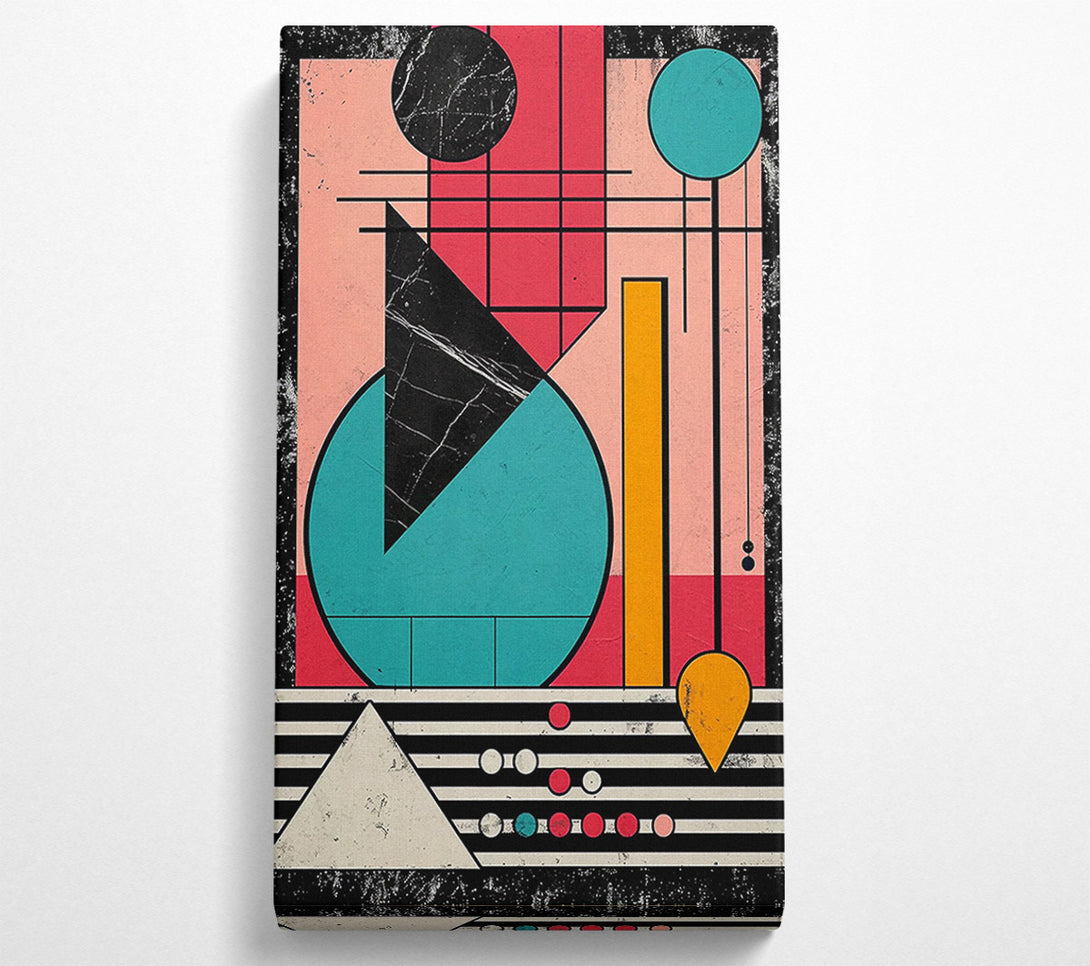  A Canvas Print of Geometric Marble Canvas Print