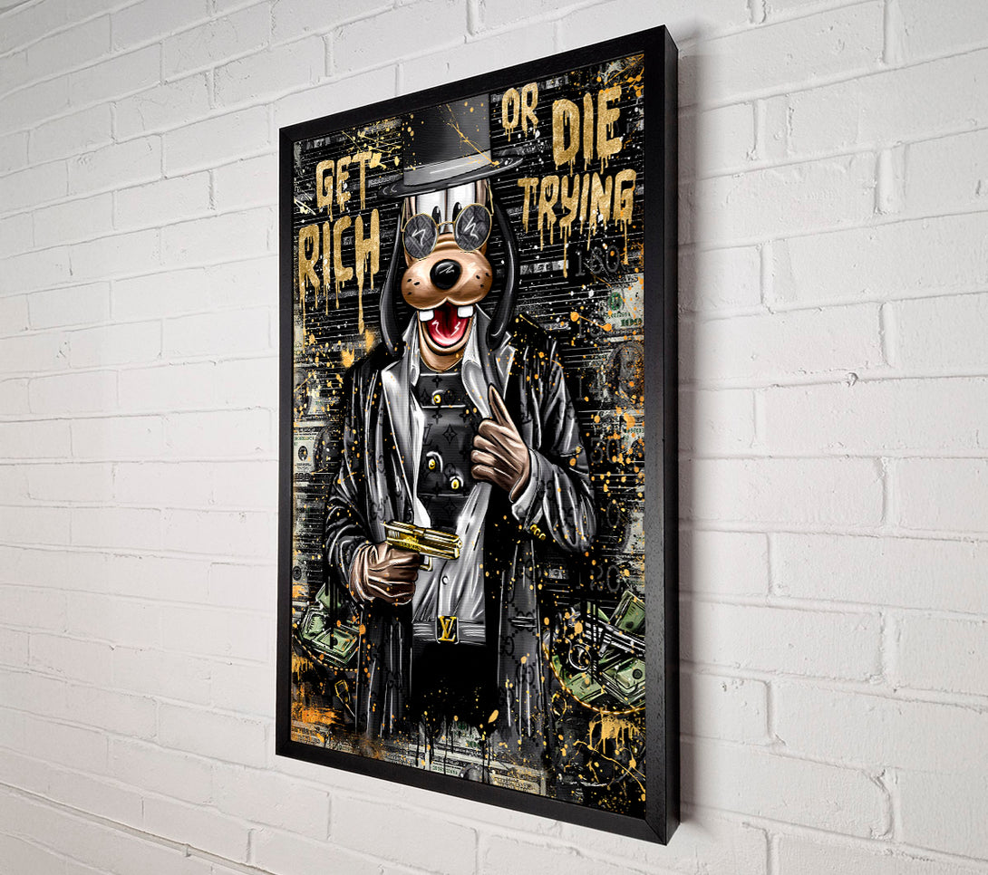  A Canvas Print of Get Rich Canvas Art