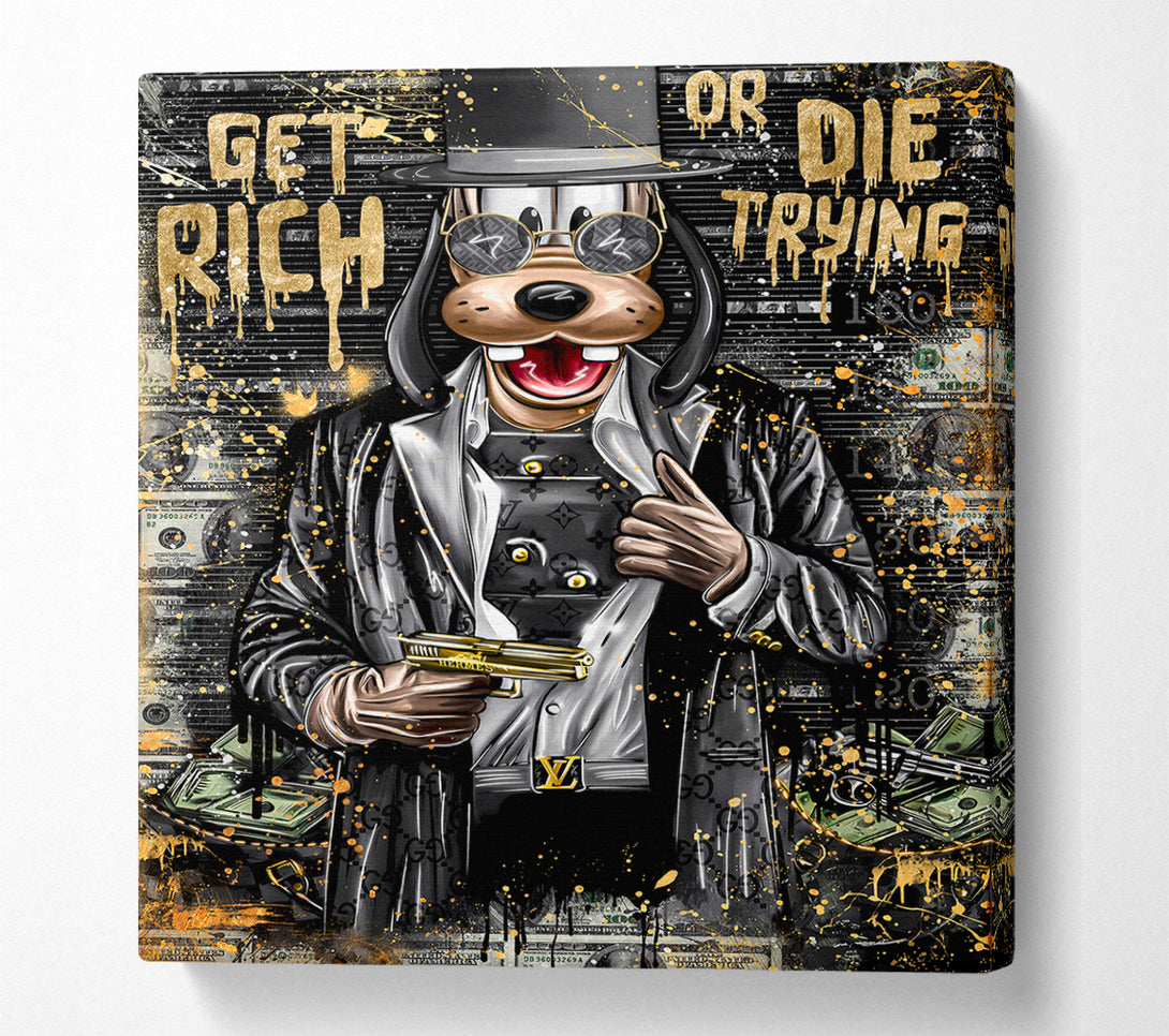  A Canvas Print of Get Rich Canvas Art