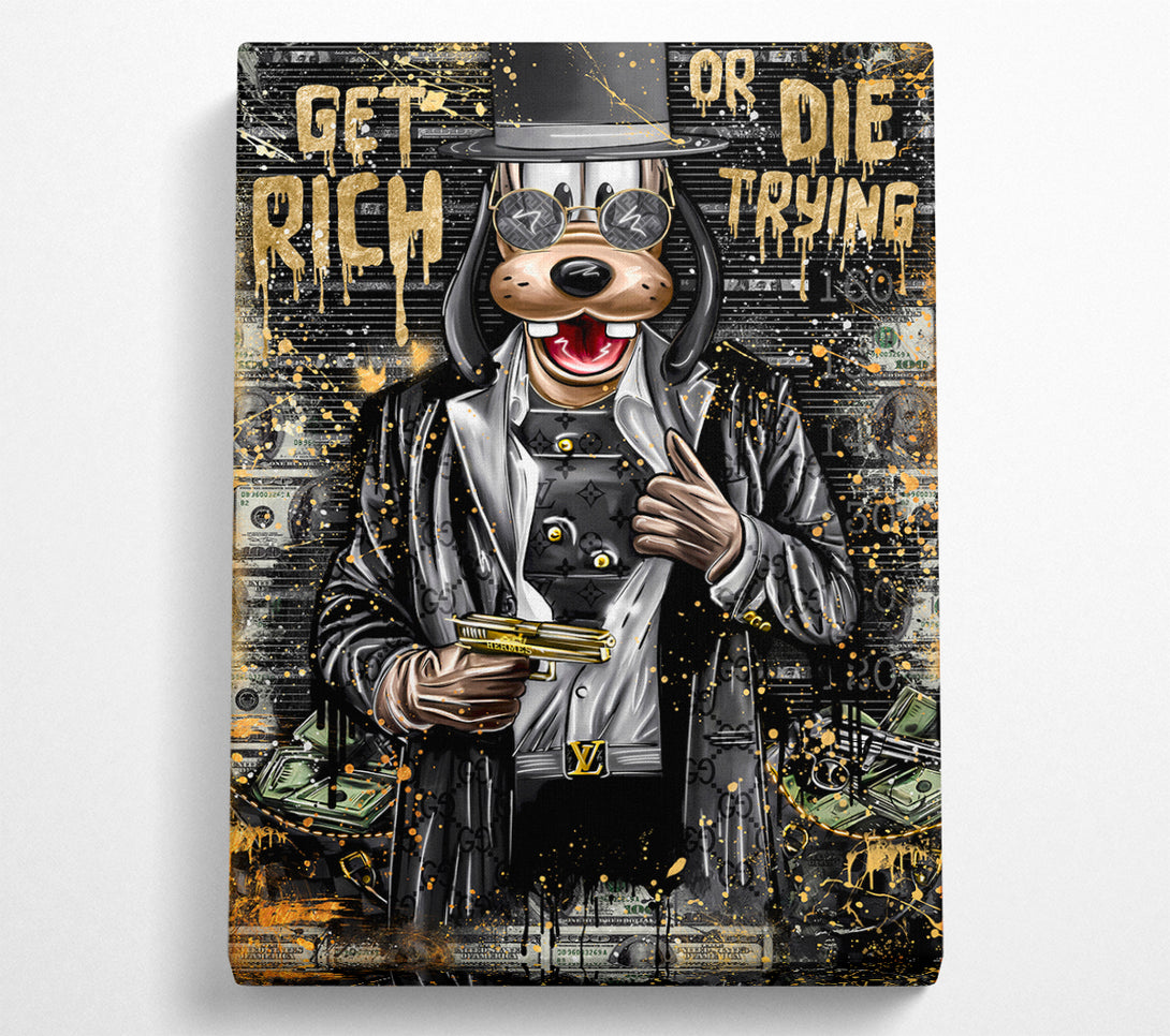  A Canvas Print of Get Rich Canvas Art