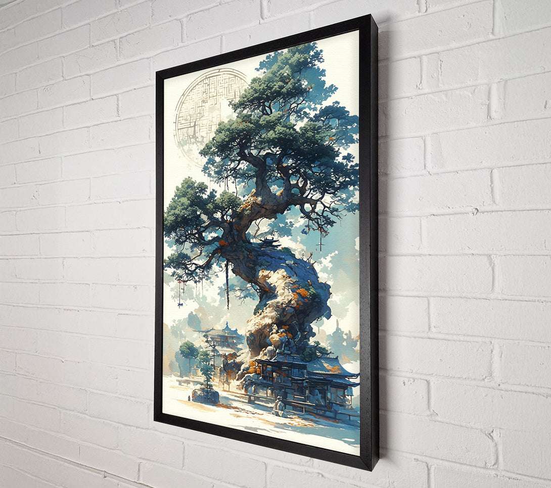  A Canvas Print of Azure Ancient Tree Canvas Art