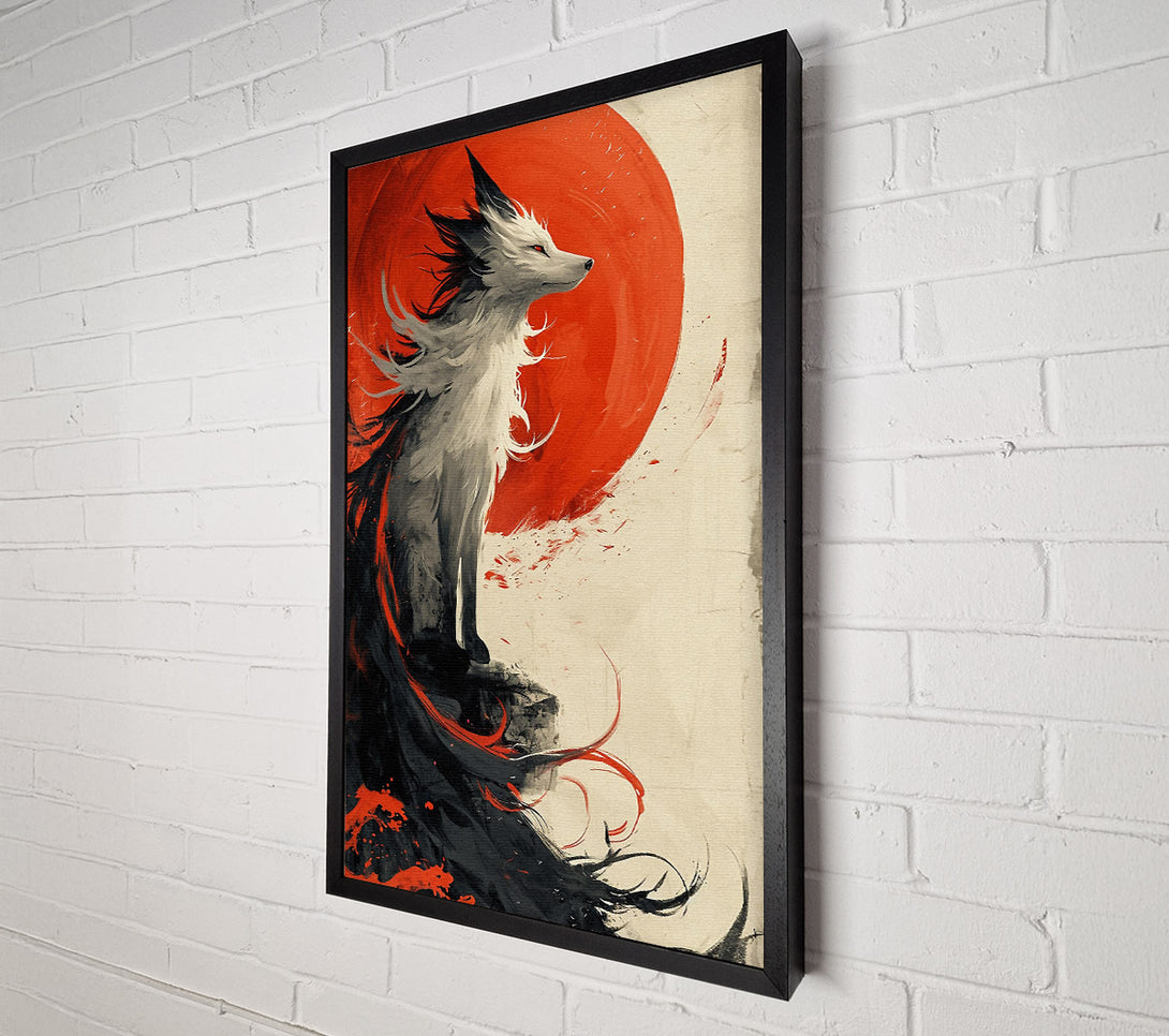  A Canvas Print of Ghost Fox Canvas Wall Art