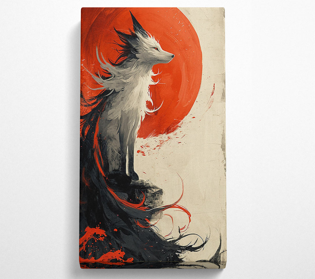  A Canvas Print of Ghost Fox Canvas Wall Art