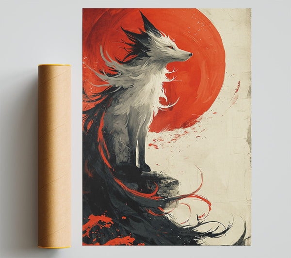 Ghost Fox Print