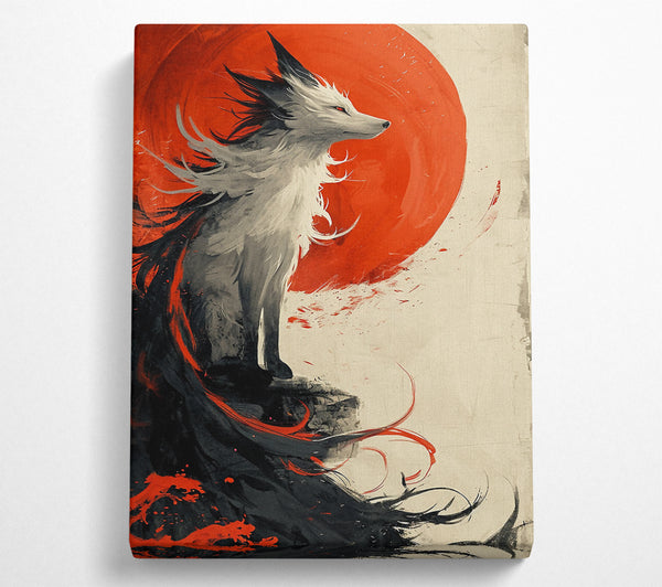  A Canvas Print of Ghost Fox Canvas Wall Art