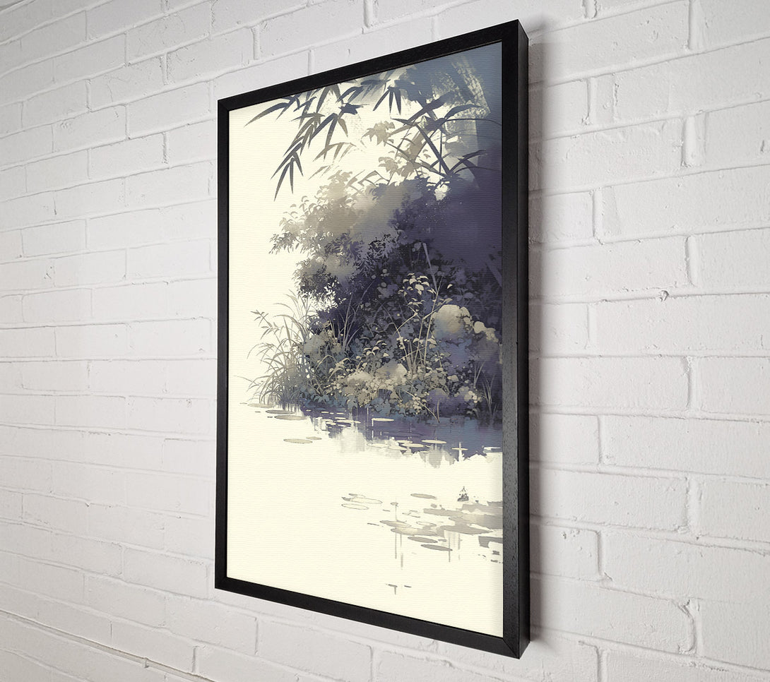  A Canvas Print of Azure Lagoon Dreams Canvas Print