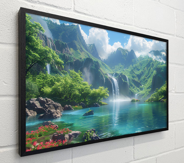 Azure Mountain Oasis