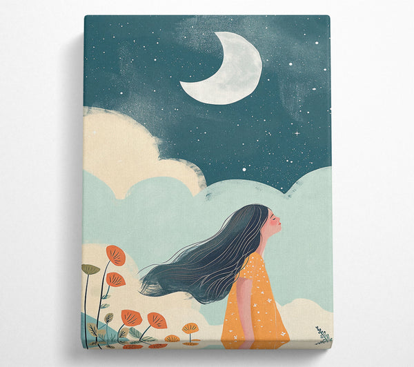  A Canvas Print of Girl Fantasy Dreams Canvas Art