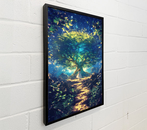 Blue Starlit Grove