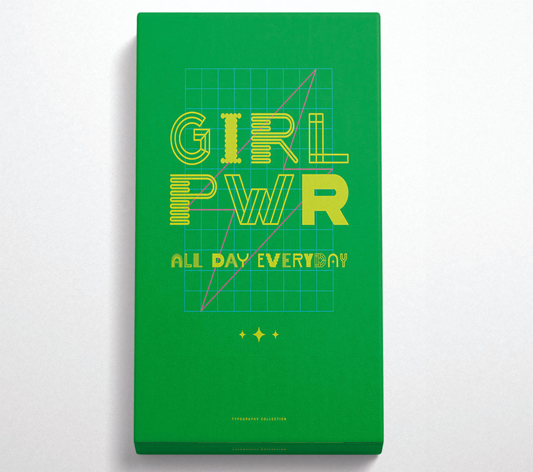  A Canvas Print of Girl Power All Day Everyday Canvas Art
