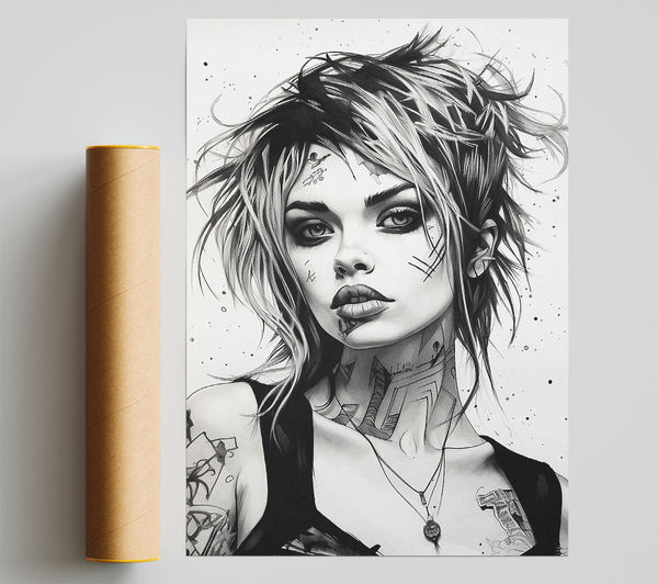 Girl Punk Poster