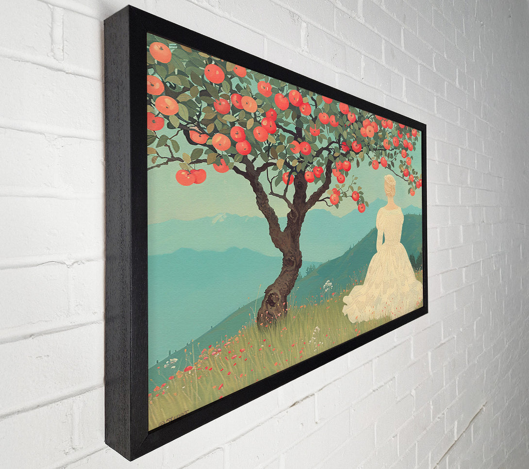  A Canvas Print of Red Apples And Blue Sky Canvas Wall Art