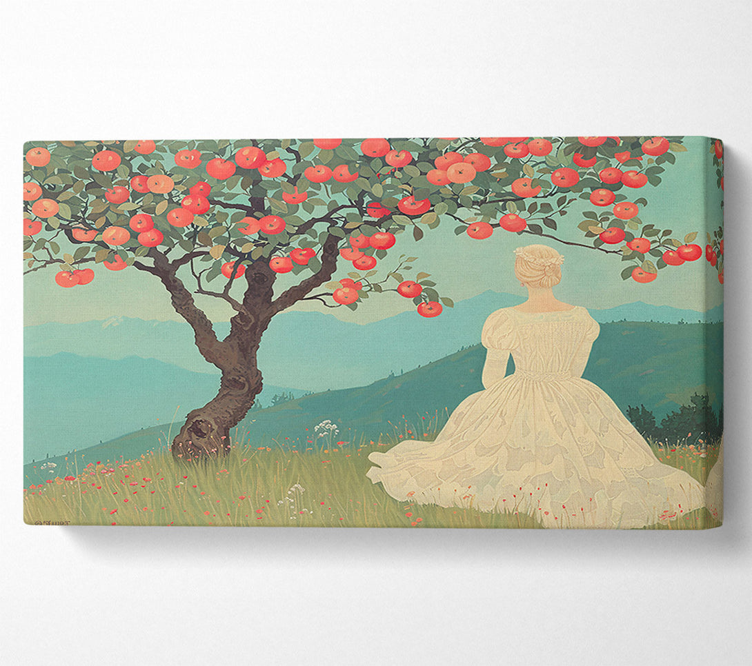 A Canvas Print of Red Apples And Blue Sky Canvas Wall Art