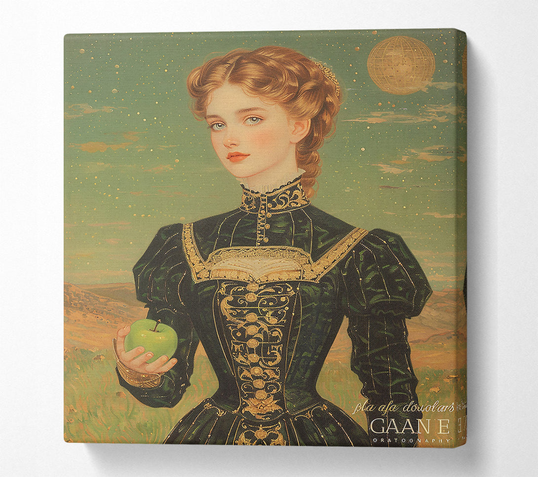  A Canvas Print of Emerald Lady'S Choice Canvas Print
