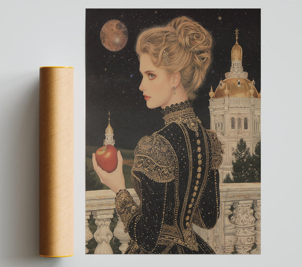 Black Velvet Stargazer. Print