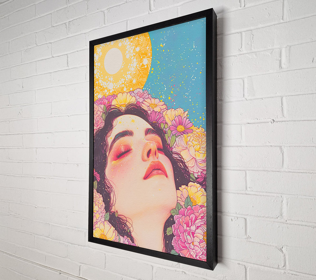  A Canvas Print of Pink Flower Dream Canvas Art