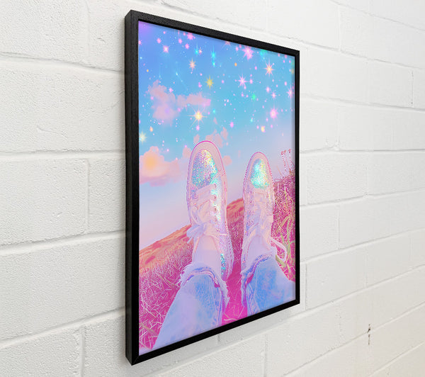 Pink Glitter Sky