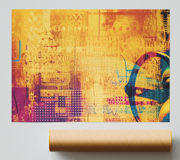 Glasses Of A Man Giclee Print