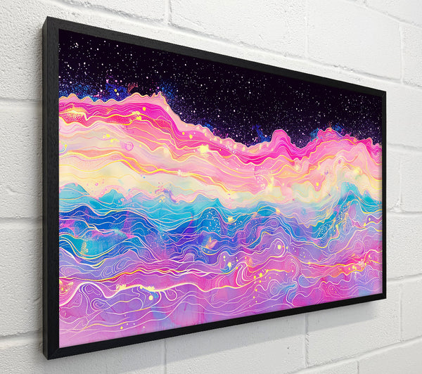 Pink Cosmic Waves